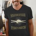 Drummer Music Drum Kit Men's V-Neck T-Shirt Drummer Music Drum Kit Men's V-Neck T-Shirt