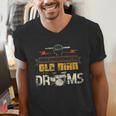 Drummer Drummer Pensioner Drum Kit Men's V-Neck T-Shirt Drummer Drummer Pensioner Drum Kit Men's V-Neck T-Shirt