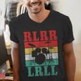 Drummer RLRR LRLL Vintage Drum Kit Men's V-Neck T-Shirt Drummer RLRR LRLL Vintage Drum Kit Men's V-Neck T-Shirt