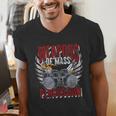 Drummer Rock Drummer Drum Kit Men's V-Neck T-Shirt Drummer Rock Drummer Drum Kit Men's V-Neck T-Shirt