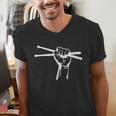 Drumsticks Hand Drum Kit Drummer Men's V-Neck T-Shirt Drumsticks Hand Drum Kit Drummer Men's V-Neck T-Shirt