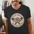 Every Ribeye Deserves A Good Rub BBQ Dad Grilling Men's V-Neck T-Shirt