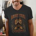 Faded Muay Thai Fighter Nak Muay Thailand Boxing Men's V-Neck T-Shirt Faded Muay Thai Fighter Nak Muay Thailand Boxing Men's V-Neck T-Shirt