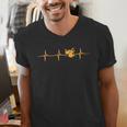 Great Drum Kit Heartbeat Drummer Men's V-Neck T-Shirt