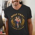 Heart Of a Champion Kickboxing And Muay Thai Trump Men's V-Neck T-Shirt