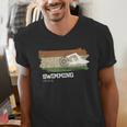 India Swimming Swimmer Water Sports Swimming Men's V-Neck T-Shirt