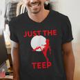 Just The Teep MMA Muay Thai Kick Jiu-Jitsu Fighting Men's V-Neck T-Shirt