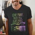 Love Many Trust Few Always Paddle Your Own Canoe Canoes Men's V-Neck T-Shirt