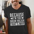 Major Musician Drum Kit Men's V-Neck T-Shirt Major Musician Drum Kit Men's V-Neck T-Shirt