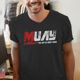 Martial Arts Muay Thai Men's V-Neck T-Shirt