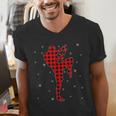 Matching Muay Thai Martial Arts Christmas Pajama Men's V-Neck T-Shirt Matching Muay Thai Martial Arts Christmas Pajama Men's V-Neck T-Shirt
