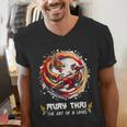 MMA Thai Boxing Art Of Eight Limbs Combat Muay Thai Men's V-Neck T-Shirt MMA Thai Boxing Art Of Eight Limbs Combat Muay Thai Men's V-Neck T-Shirt