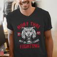 Muay Thai Art Of Eight Limbs Thai Boxing Mixed Martial Art Men's V-Neck T-Shirt