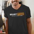 Muay Thai The Art Of Eight Limbs Kickboxing And MMA Fighter Men's V-Neck T-Shirt Muay Thai The Art Of Eight Limbs Kickboxing And MMA Fighter Men's V-Neck T-Shirt