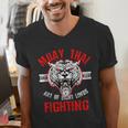 Muay Thai Art Of Eight Limbs Sak Yant Thai Boxing MMA Arts Men's V-Neck T-Shirt Muay Thai Art Of Eight Limbs Sak Yant Thai Boxing MMA Arts Men's V-Neck T-Shirt