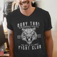 Muay Thai Thai Boxing Kickboxing Men's V-Neck T-Shirt Muay Thai Thai Boxing Kickboxing Men's V-Neck T-Shirt