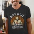 Muay Thai Boxing Training Gym Sagat Training Camp Men's V-Neck T-Shirt