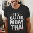 Muay Thai Condition Humor Lifestyle Identity Training Men's V-Neck T-Shirt