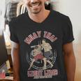 Muay Thai Eight Limb Art Defence Men's V-Neck T-Shirt Muay Thai Eight Limb Art Defence Men's V-Neck T-Shirt