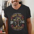 Muay Thai Fighter Training Thai Boxing Coach Men's V-Neck T-Shirt