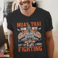 Muay Thai Fighting MMA Thai Boxing Mixed Martial Arts Men's V-Neck T-Shirt Muay Thai Fighting MMA Thai Boxing Mixed Martial Arts Men's V-Neck T-Shirt