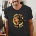 Muay Thai Muay Khao Kickboxing Men's V-Neck T-Shirt Muay Thai Muay Khao Kickboxing Men's V-Neck T-Shirt