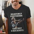 Muay Thai Lord Jesus Kickboxing Christian Men's V-Neck T-Shirt