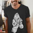 Muay Thai Martial Arts Combat Boxing Sport Men's V-Neck T-Shirt