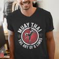 Muay Thai For Men Women Kids Mixed Martial Arts Men's V-Neck T-Shirt