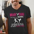 Muay Thai Mom Definition Muay Thai Mother Muay Thai Mama Men's V-Neck T-Shirt