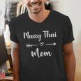 Muay Thai Mom Woman Muay Thai Sport Lover Men's V-Neck T-Shirt