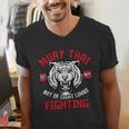 Muay Thai Muay Thai Limbs Muay Thai Boxing Art 8 Limbs Mma Men's V-Neck T-Shirt