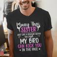 Muay Thai Sister Definition Muay Thai Sis Men's V-Neck T-Shirt Muay Thai Sister Definition Muay Thai Sis Men's V-Neck T-Shirt
