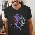 Muay Thai Skeleton Men's V-Neck T-Shirt Muay Thai Skeleton Men's V-Neck T-Shirt