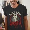 Muay Thai Warrior Fighter Boxing Martial Arts Hobby Men's V-Neck T-Shirt Muay Thai Warrior Fighter Boxing Martial Arts Hobby Men's V-Neck T-Shirt