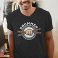 Percussion Drum Sticks Drummer Quote Drum Kit T-Shirt Men's V-Neck T-Shirt Percussion Drum Sticks Drummer Quote Drum Kit T-Shirt Men's V-Neck T-Shirt