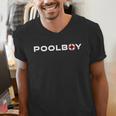 Pool Boy Swimming Pool Lifeguard Men's V-Neck T-Shirt Pool Boy Swimming Pool Lifeguard Men's V-Neck T-Shirt