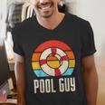 Pool Guy Swimming Attendant Attendants Rescuer Men's V-Neck T-Shirt