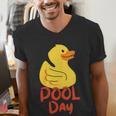 Pool Swimming Day Men's V-Neck T-Shirt Pool Swimming Day Men's V-Neck T-Shirt