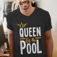 Queen Of The Pool Swimmers Swimming Swimmer Men's V-Neck T-Shirt
