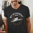 My Retirement Plan Swim Athlete Swimming Grandpa Swimmer Men's V-Neck T-Shirt