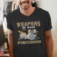 Rock Band Musical Instrument Drum Kit Men's V-Neck T-Shirt Rock Band Musical Instrument Drum Kit Men's V-Neck T-Shirt