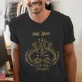 Sak Yant Sak Yant Tattoo Sak Yant Muay Thai Sak Yant T-Shirt Men's V-Neck T-Shirt
