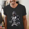 Strong Muay Thai Gorilla Thai Boxing And Fighting Men's V-Neck T-Shirt Strong Muay Thai Gorilla Thai Boxing And Fighting Men's V-Neck T-Shirt
