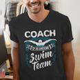 Swim Coach Professional Instructor Swimming Lesson Sport Men's V-Neck T-Shirt Swim Coach Professional Instructor Swimming Lesson Sport Men's V-Neck T-Shirt