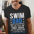 Swim Dad Definition Dad Of A Swimmer Father Swimming Dad Men's V-Neck T-Shirt Swim Dad Definition Dad Of A Swimmer Father Swimming Dad Men's V-Neck T-Shirt