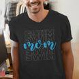 Swim Mom For Mothers Swimming Men's V-Neck T-Shirt Swim Mom For Mothers Swimming Men's V-Neck T-Shirt