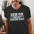 Swim Senior Dad 2026 Proud Swimming Senior Father 2026 Men's V-Neck T-Shirt Swim Senior Dad 2026 Proud Swimming Senior Father 2026 Men's V-Neck T-Shirt