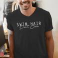 Swim Swimming Tshirt Swim Hair Men's V-Neck T-Shirt Swim Swimming Tshirt Swim Hair Men's V-Neck T-Shirt