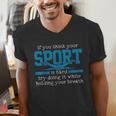 Swimmer Swimming Sports Quote Men's V-Neck T-Shirt